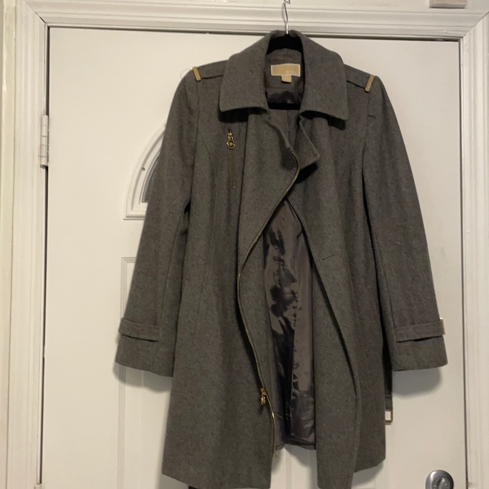Grey Michael kors peacoat